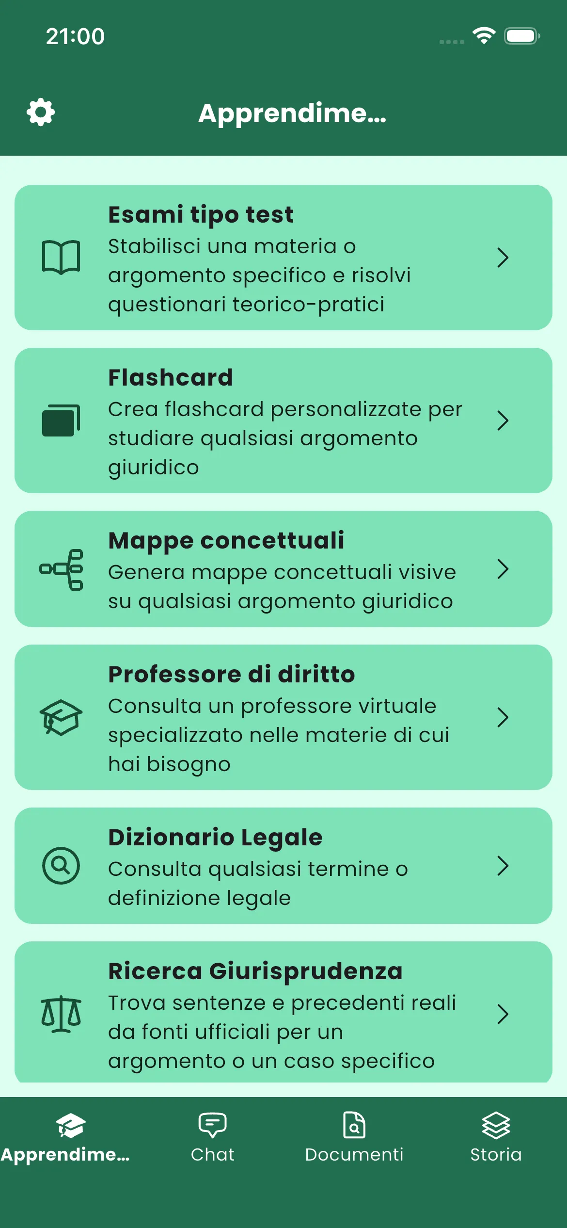 Schermata 15 dell’app Legal Assistant AI